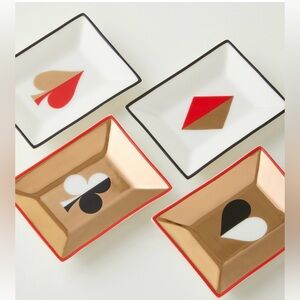 NWT Jonathan Adler Playing Card Themed Dish Set